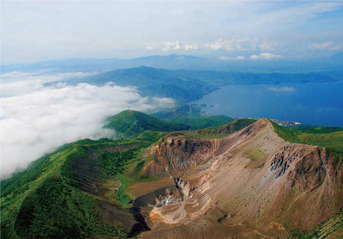 洞爺湖と有珠山